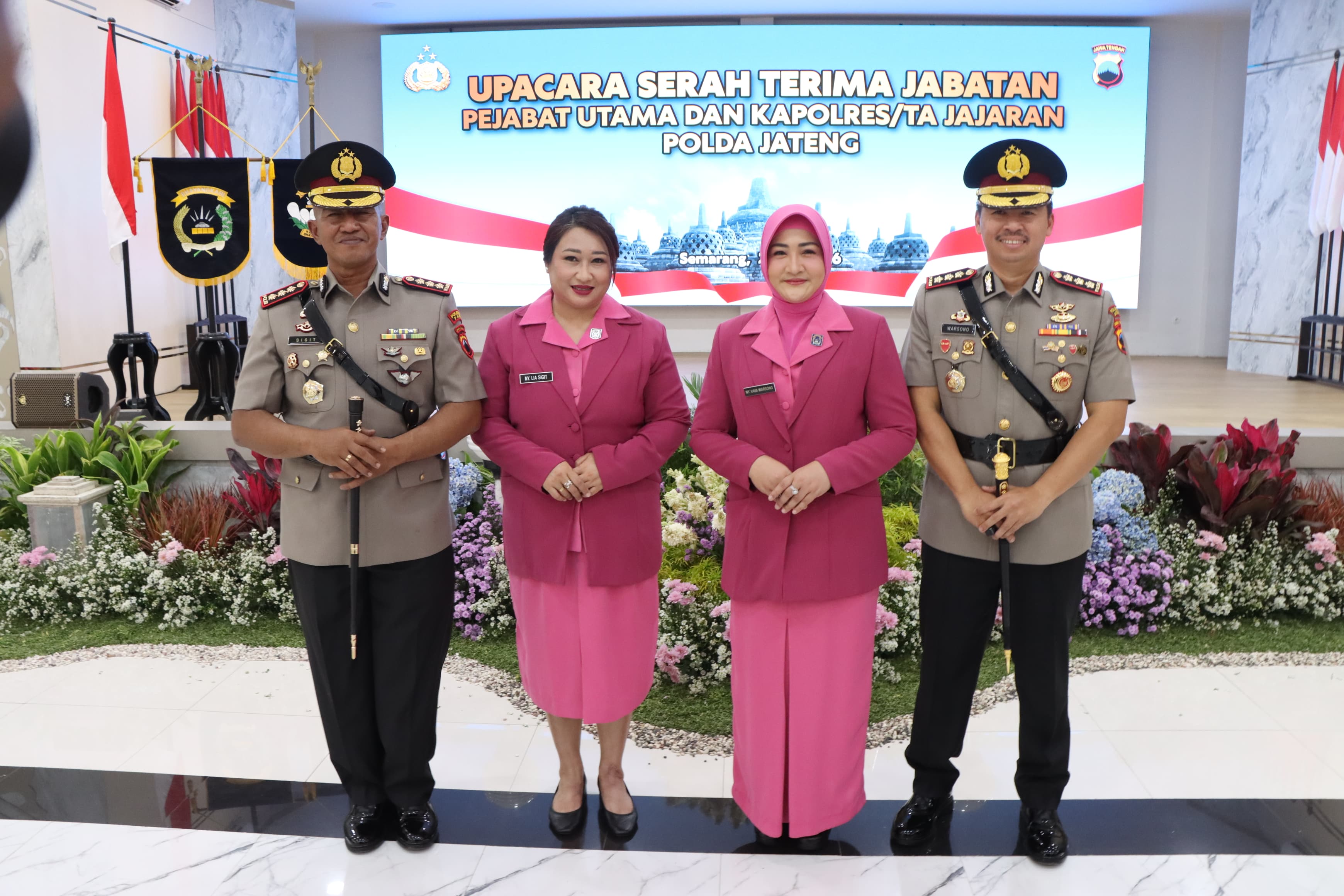 Ketegasan Kapolda Jateng Pimpin Sertijab Kapolresta Pati,Tongkat Komando Resmi dari Kombes Pol Jaka Wahyudi dialihkan Kepada Kombes Pol Sigit