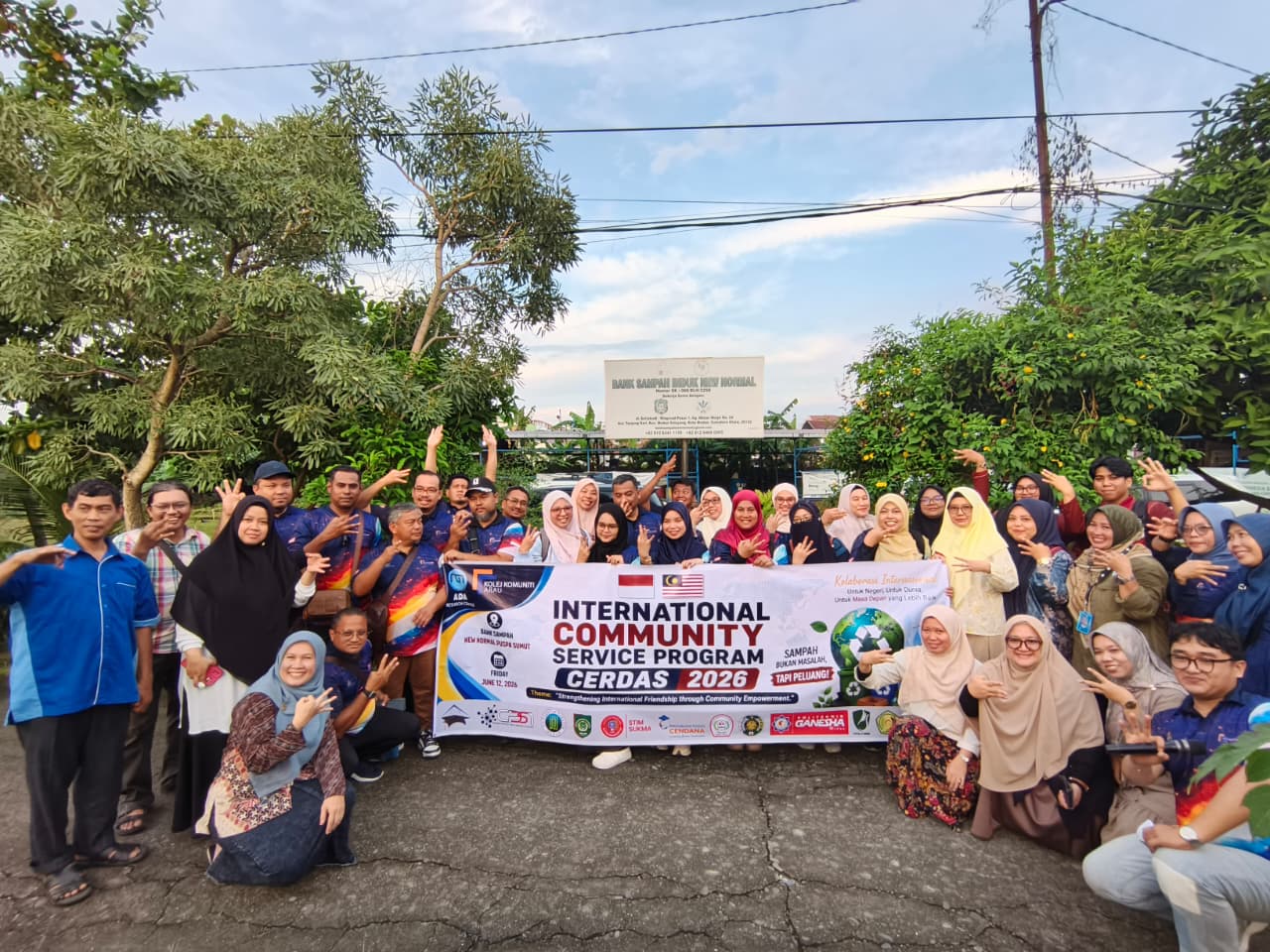 ADA Research Centre dan Kolej Komuniti Arau Malaysia Gelar Pengabdian Internasional tentang Pengelolaan Sampah di Medan