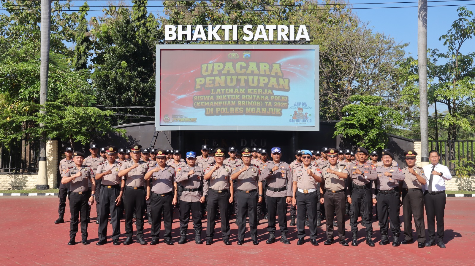 Kapolres Nganjuk Minta Siswa Jadi Polisi Ikhlas Layani Masyarakat
