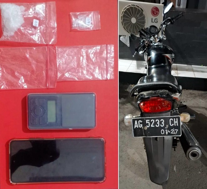 Simpan 11,14 Gram Sabu di Kamar Kos, Pria Asal Kediri Diciduk Satresnarkoba Polres Nganjuk