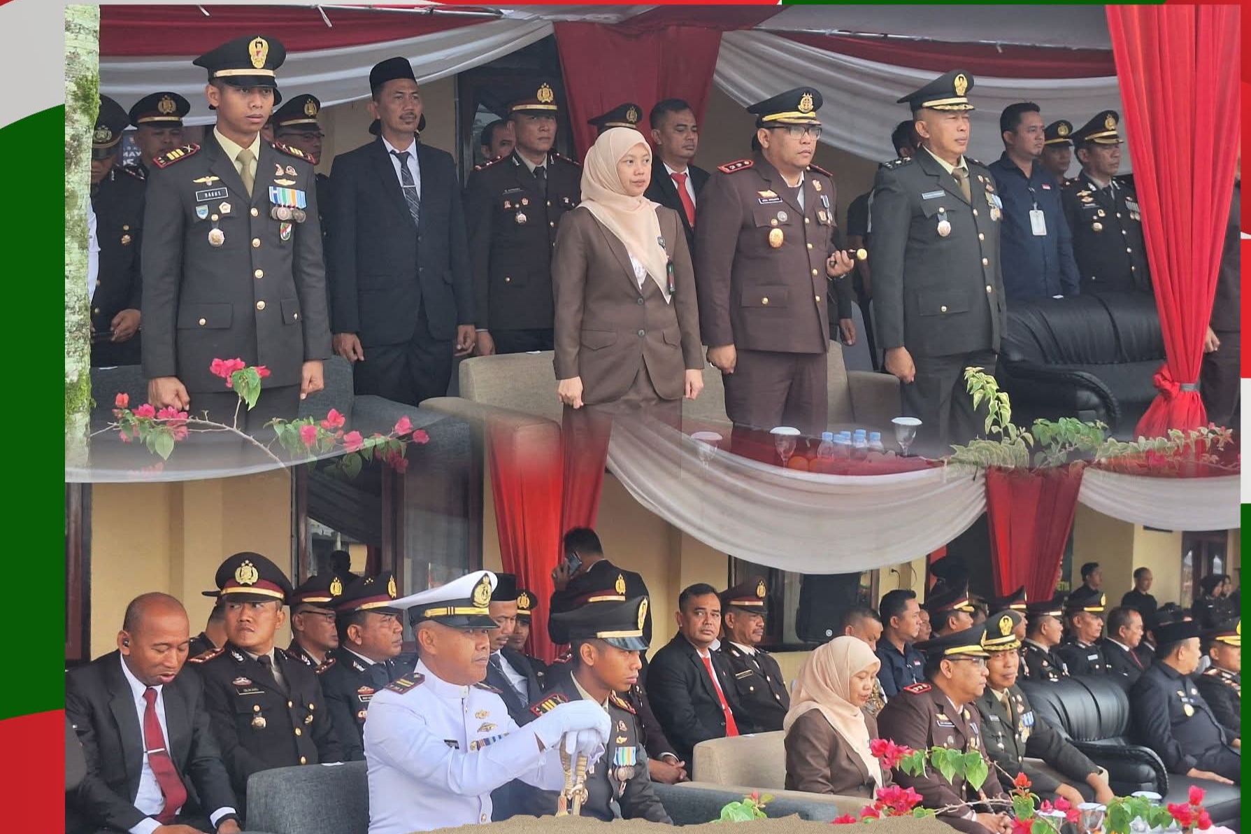 Perkuat Sinergitas TNI-Polri, Kasdim 0425/Seluma Hadiri Upacara Peringatan HUT Bhayangkara Ke-80