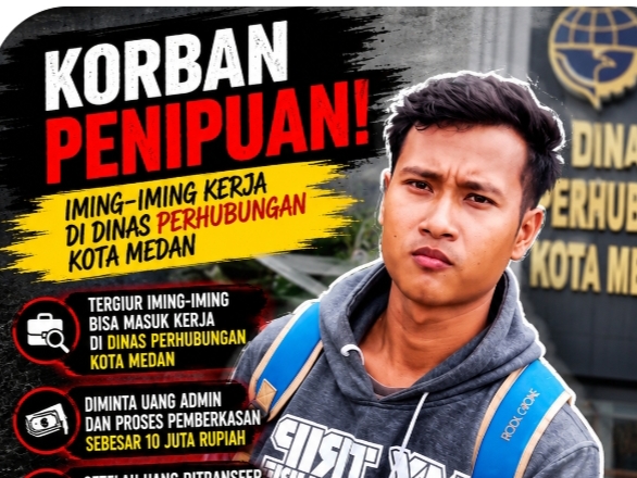PH Korban Dari  LAW OFFICE OGR DESAK POLRESTABES MEDAN SEGERA TETAPKAN TERSANGKA: KASUS TIPU-TIPU LOKER DINAS PERHUBUNGAN, UNSUR PIDANA DINILAI TERANG BENDERANG