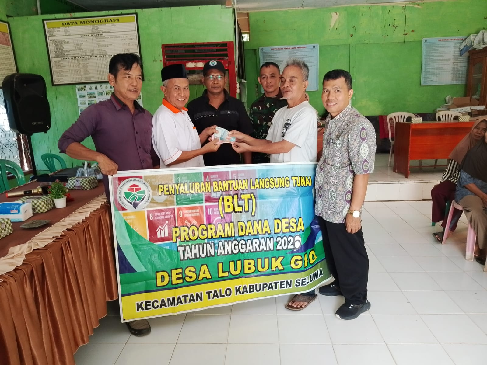 7 Warga Lubuk Gio, Warga Kurang Mampu, Dapat BLT DD T/a 2026