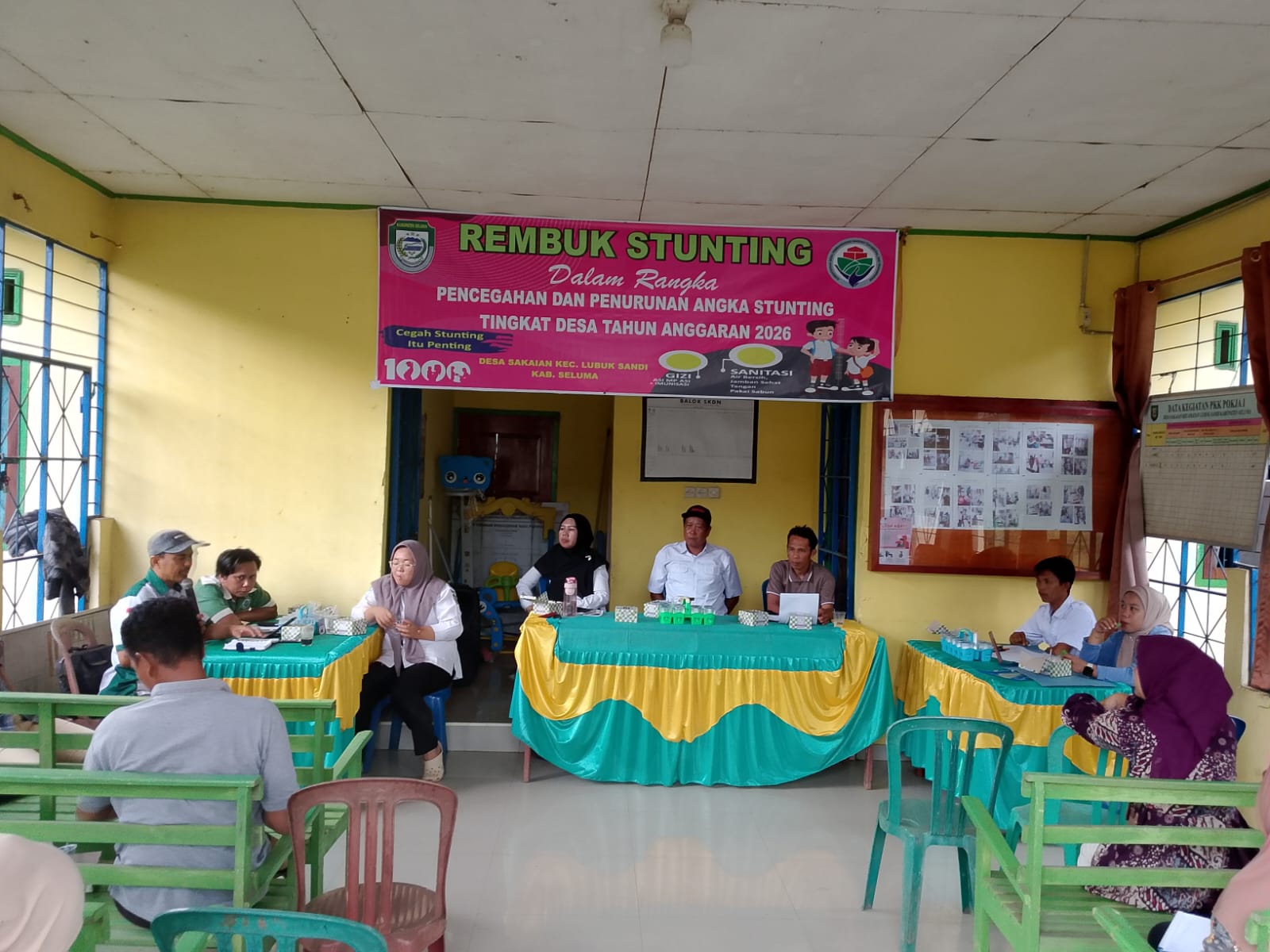 Pemdes Sakaian Gelar Rembuk Stunting, Program Prioritas Desa Mulai Disusun!