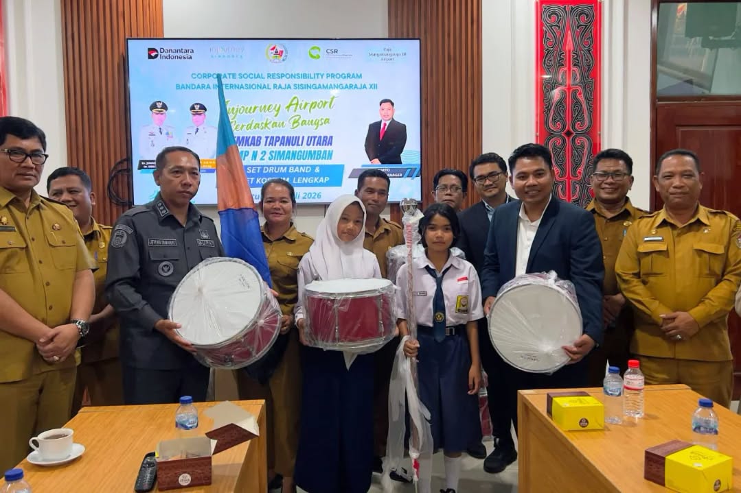 Pemkab Taput dan Angkasa Pura Dukung Pendidikan Lewat TJSL