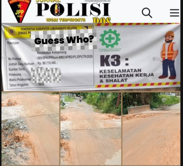 Proyek Pembangunan Box Culvert di Mitra Halim, Kelurahan Kotapinang, Terindikasi Sarat Penyimpangan Atau Sarat Korupsi.